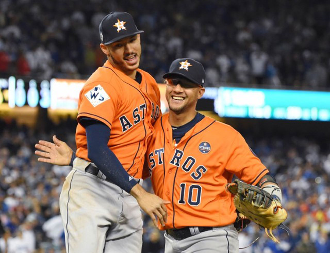 World Series: Jose Altuve aided by Reggie Jackson as Astros win