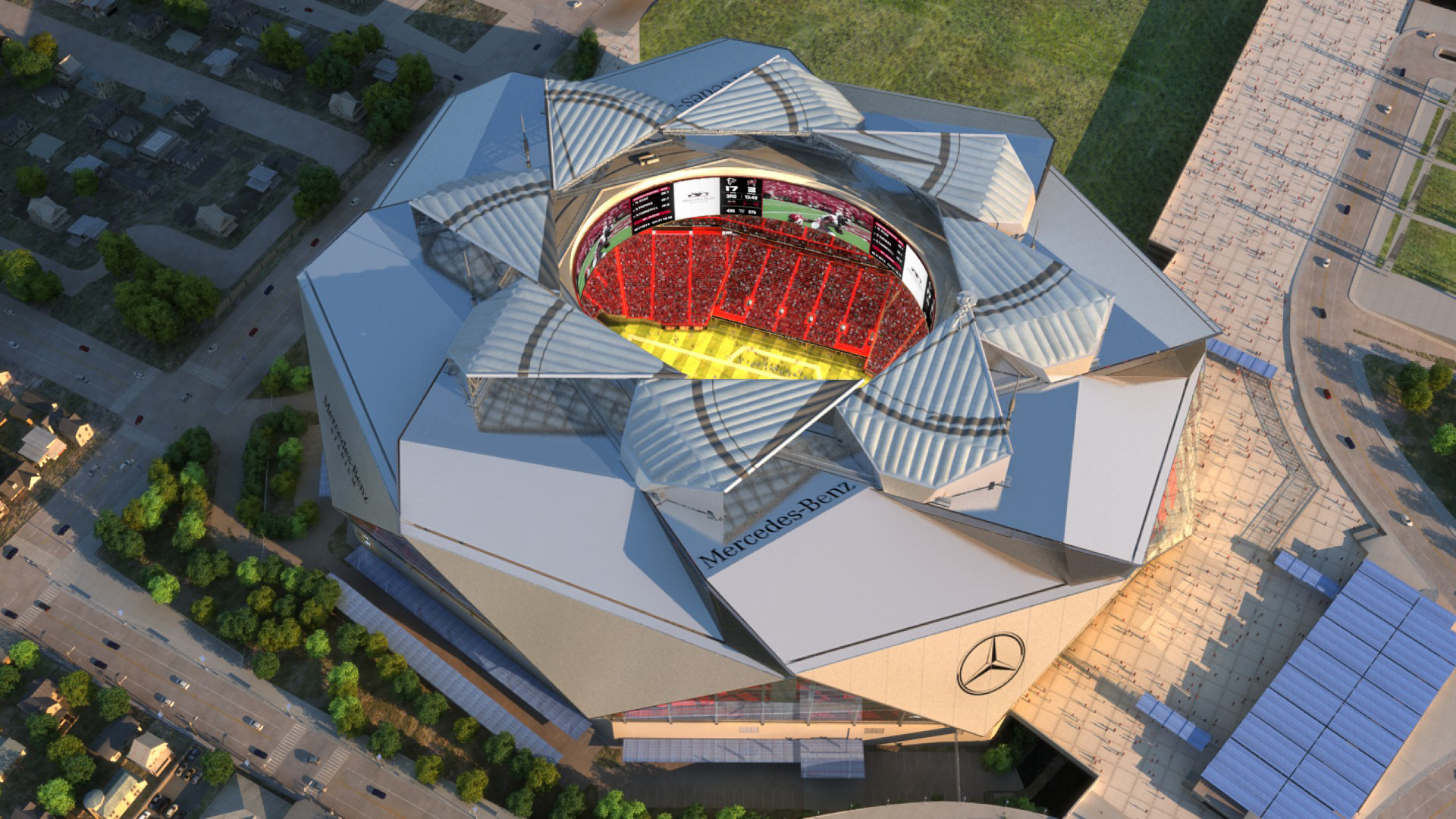 New Falcons stadium features cutting-edge tech, inexpensive food