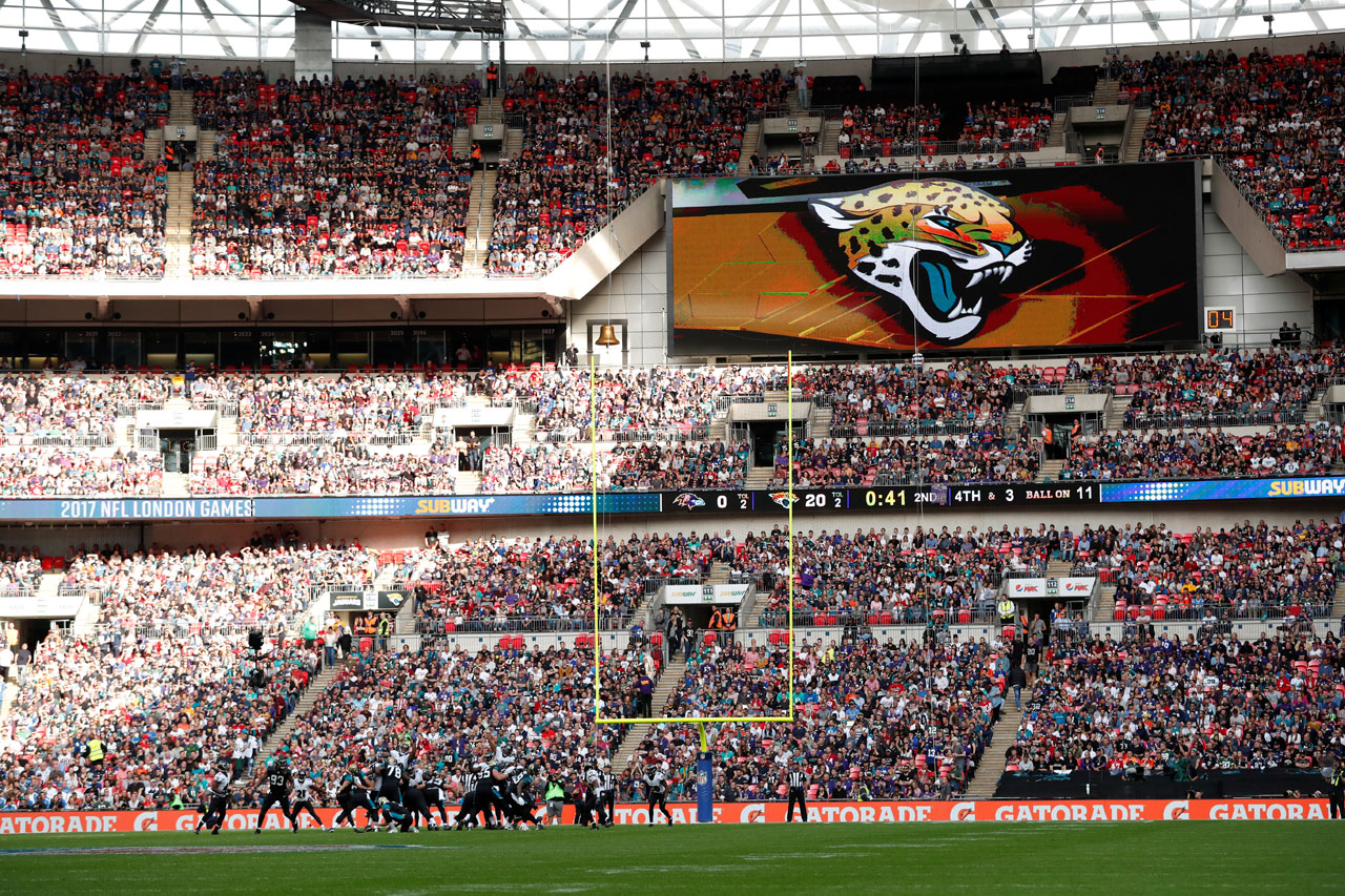 Owner of NFL's Jaguars eyes London's Wembley Stadium