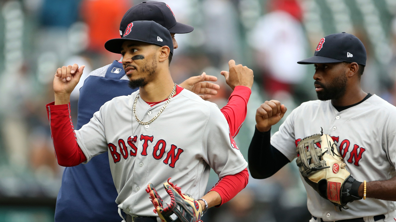 Brewers' Christian Yelich, Red Sox's Mookie Betts win MVP awards