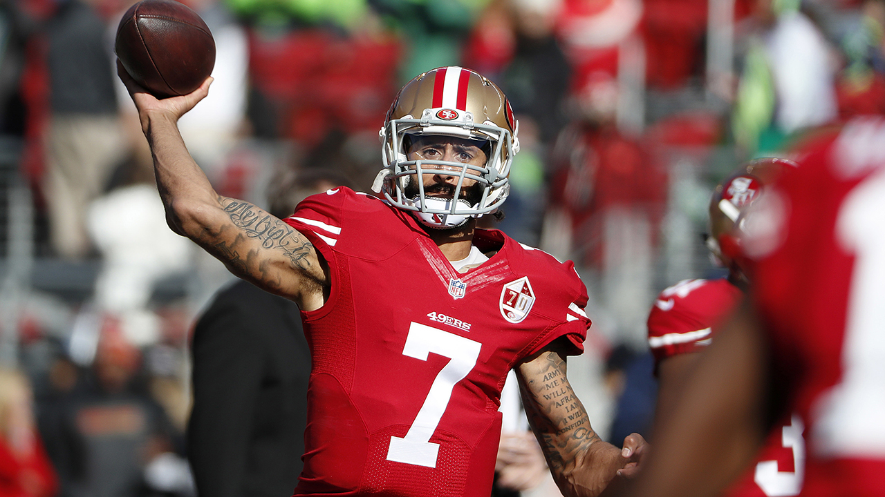 Colin kaepernick store super bowl jersey