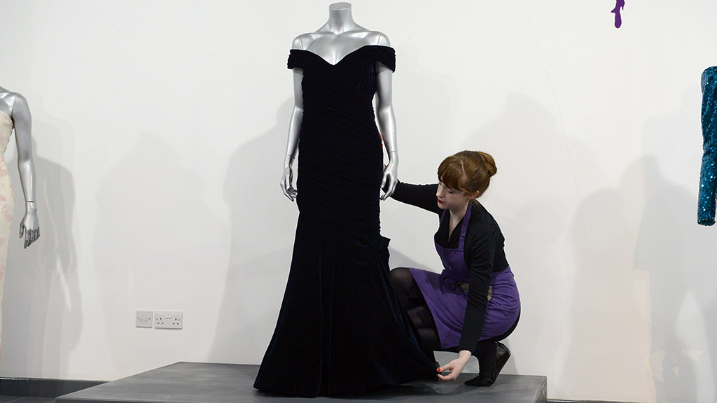 Princess Diana's iconic dress worn during John Travolta dance is up for auction