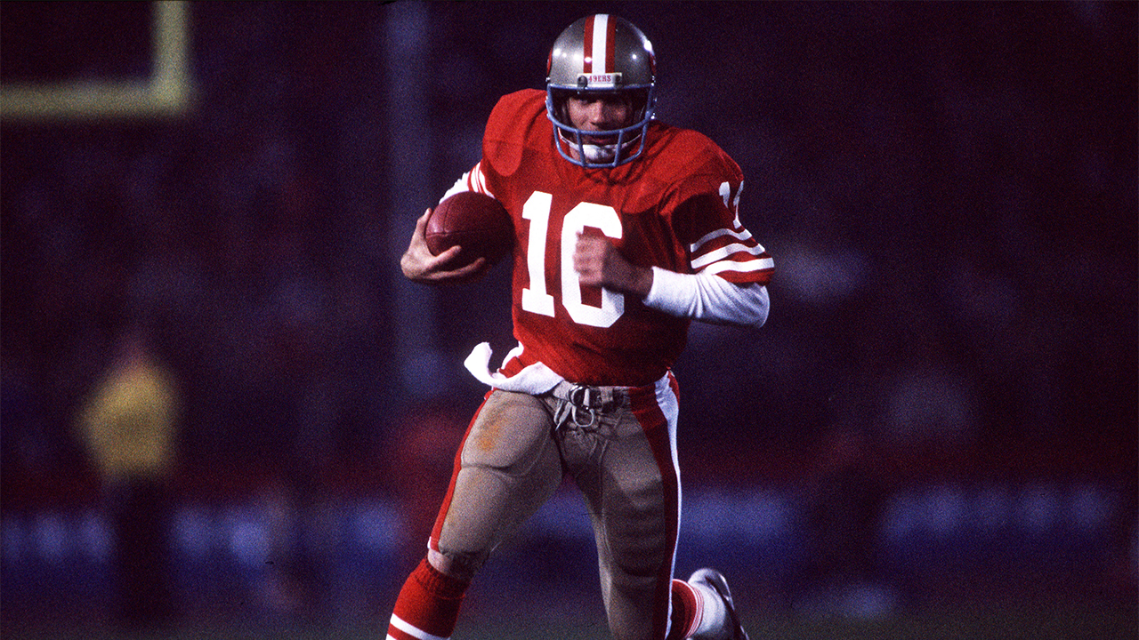 Hall of Fame quarterback Joe Montana of the Kansas City Chiefs looks  News Photo - Getty Images