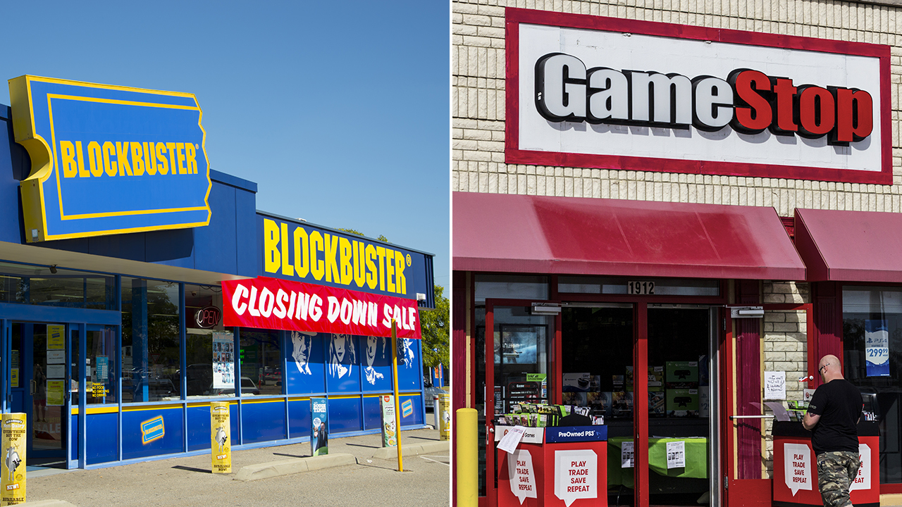 Digital death: Are GameStop, Blockbuster going down in identical dust?