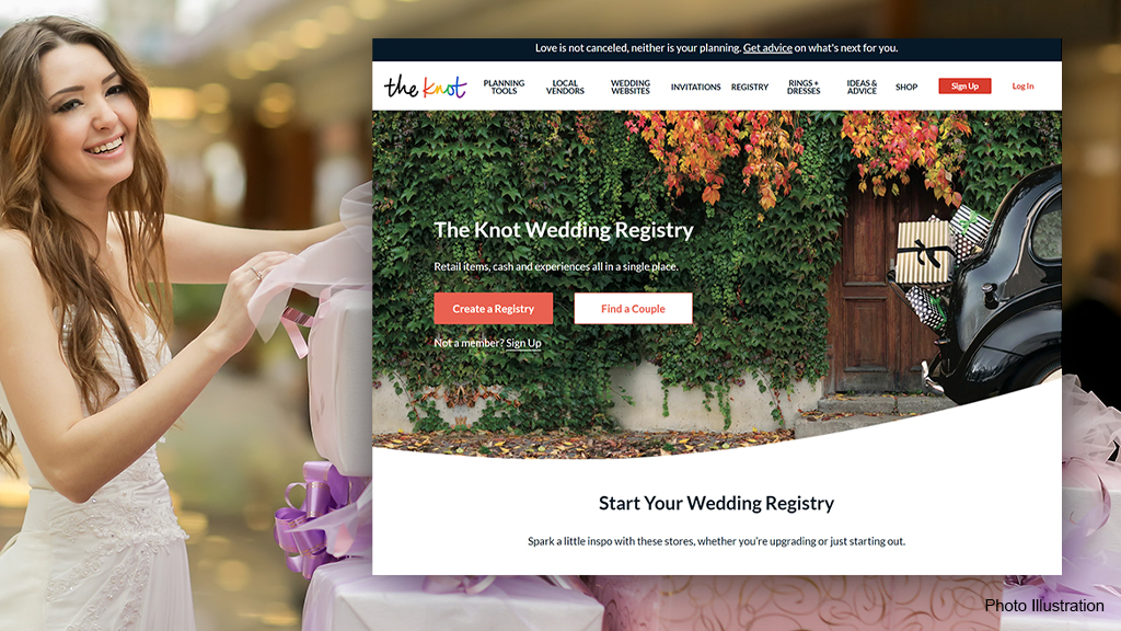 The Knot launches new wedding registry in competition with Zola