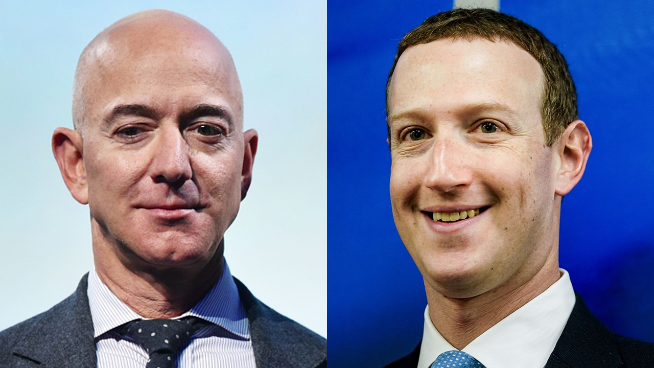 Trending FOX BUSINESS News: Amazon's Bezos, Facebook's Zuckerberg are real winners of post-election market rally