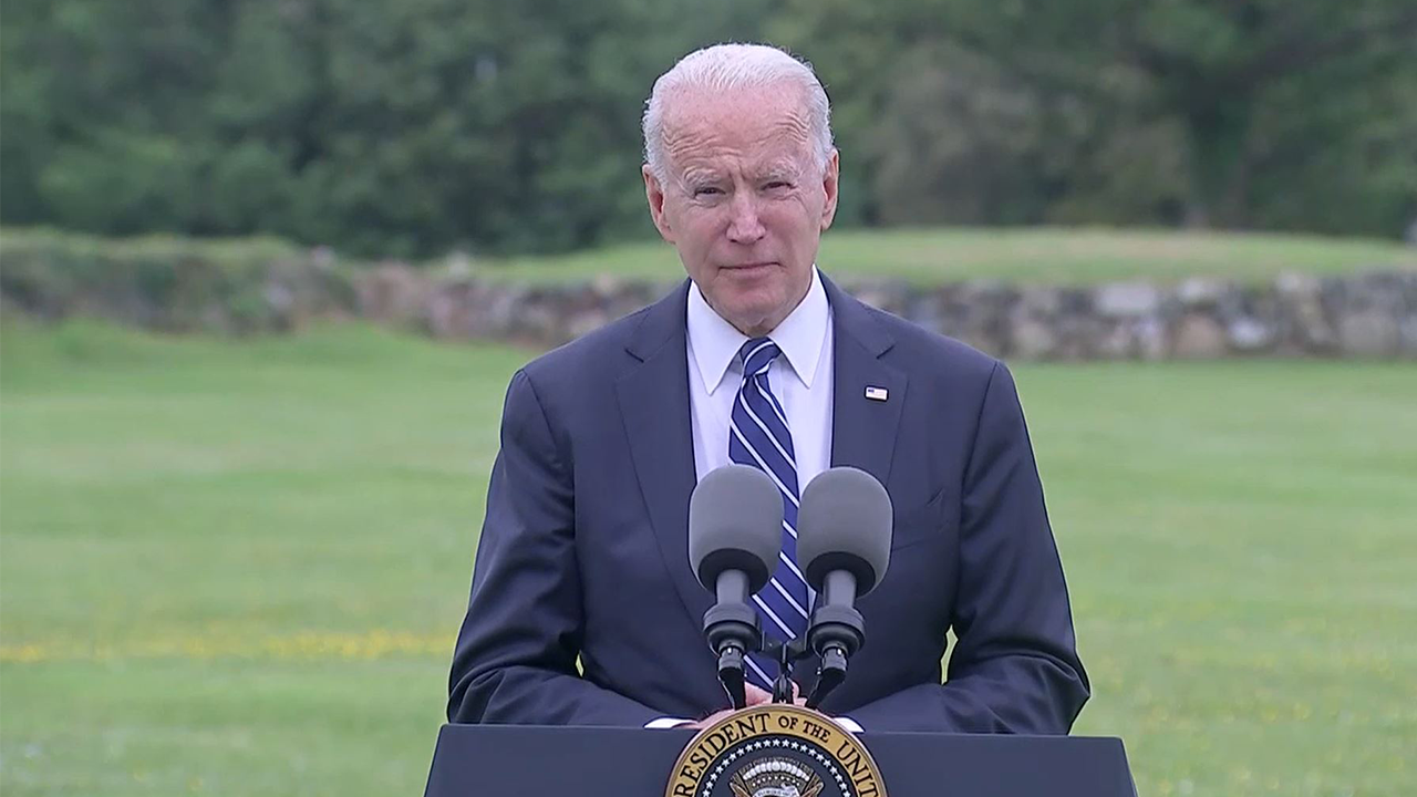 President Joe Biden delivers remarks on infrastructure in La Crosse, Wisconsin