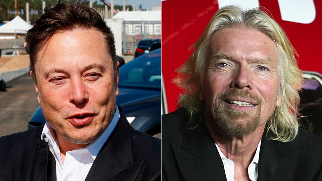 Richard Branson woke in middle of night to find Elon Musk barefoot in his  kitchen - and holding his baby, UK News