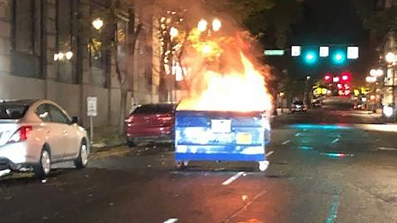 Photos: Damage to downtown Portland after overnight riot