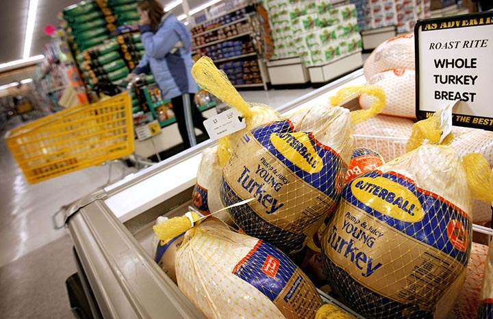Butterball CEO Jay Jandrain says people should buy turkeys earlier this year as smaller turkeys will be harder to find. 