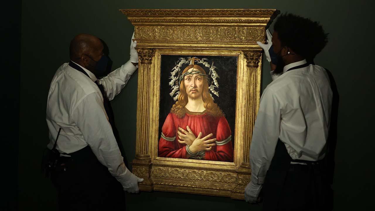 Botticelli portrait of Jesus Christ sells for $45.4 million