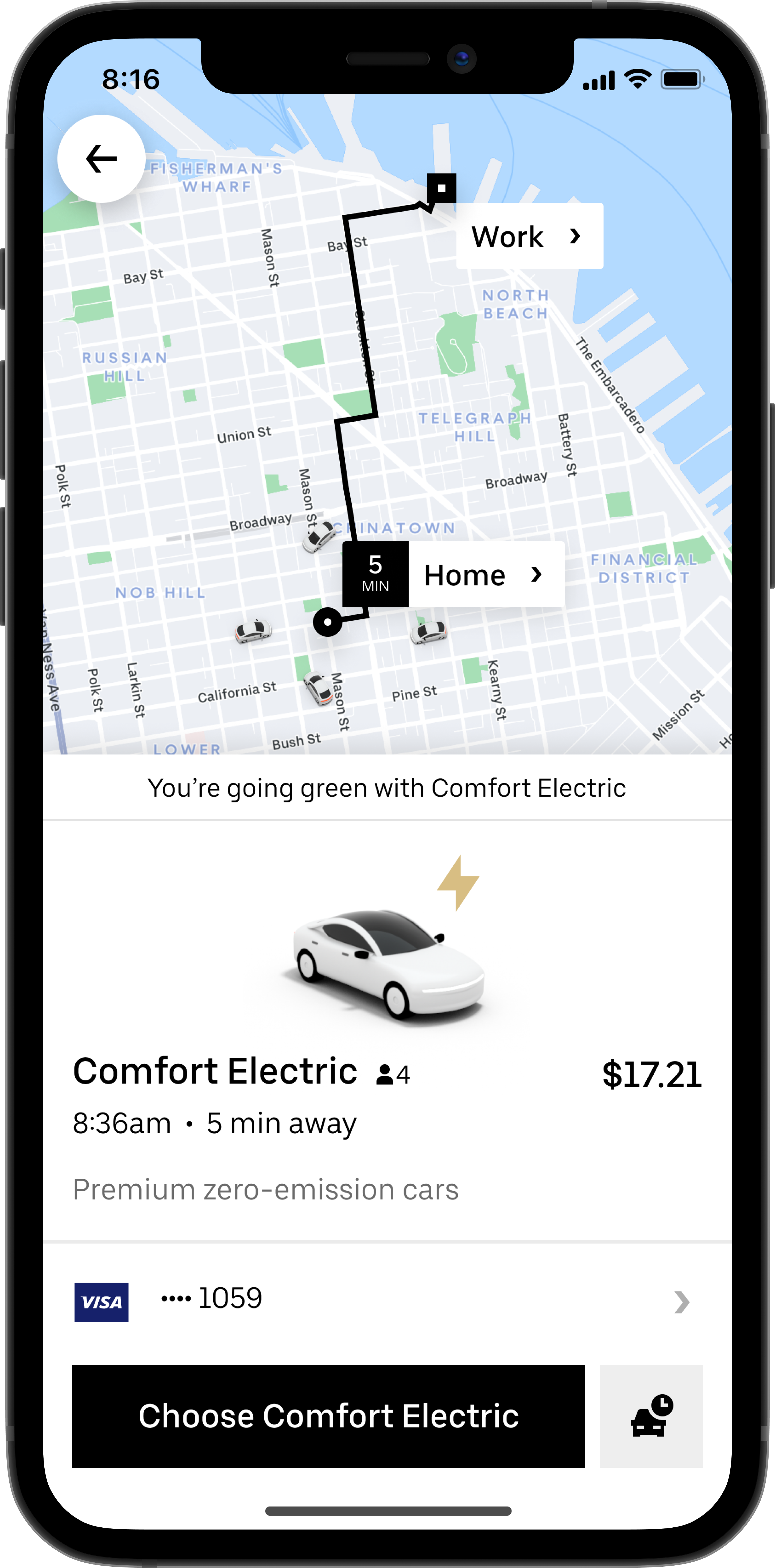 Uber Launches Comfort Electric Ride-Hailing Tier, EV Tools for Drivers -  CNET