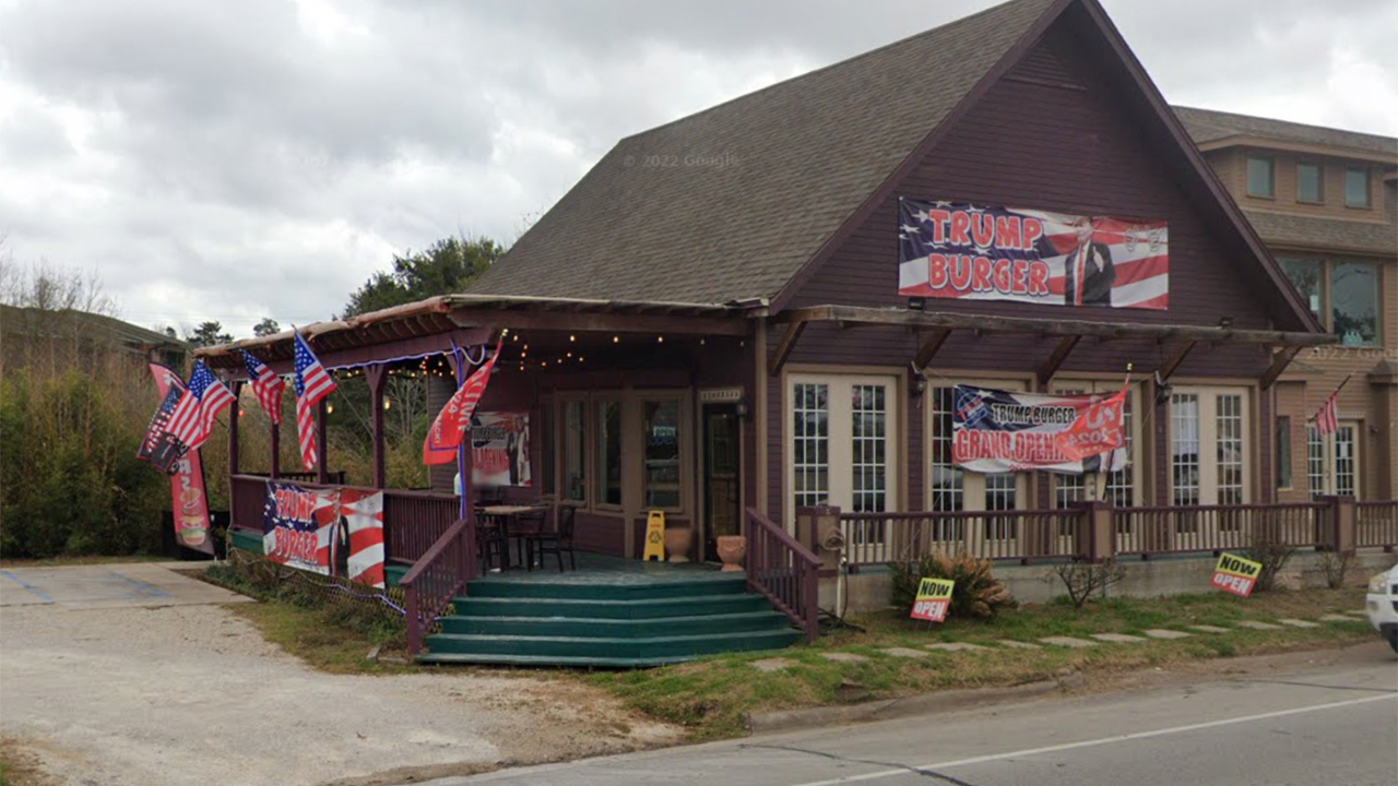 Trump Burger Belview Texas 