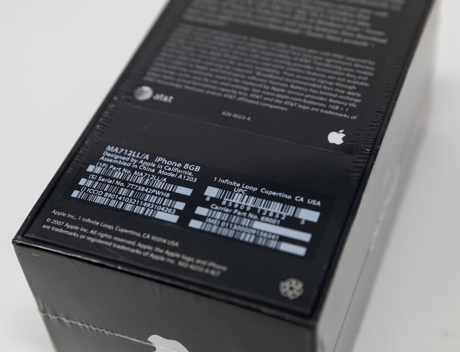 Sealed Original iPhone Fetches Over $39,000 at Auction