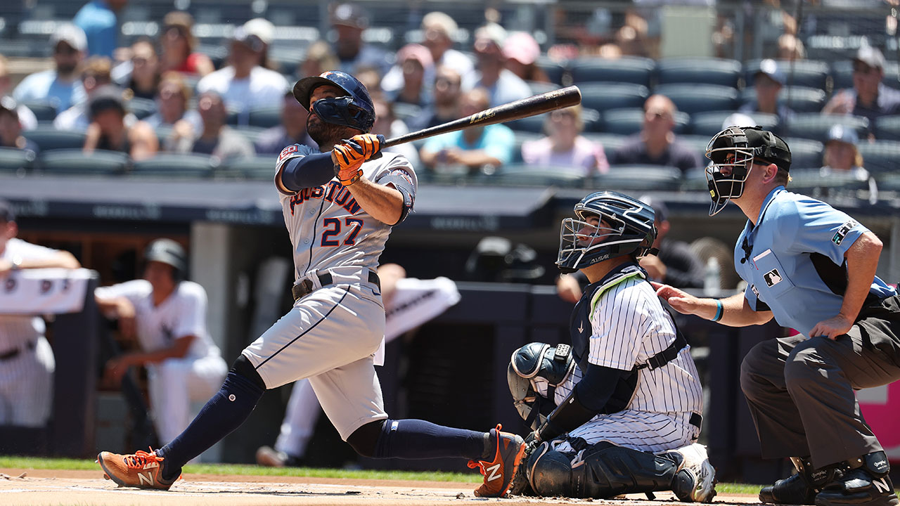 Yankees Riv infant yankees jersey alry Roundup: Twins nearly no-hit, Astros  fall in extras