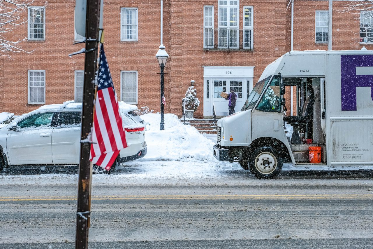 FedEx employees are working around the clock to make sure packages get to people in time for Christmas.