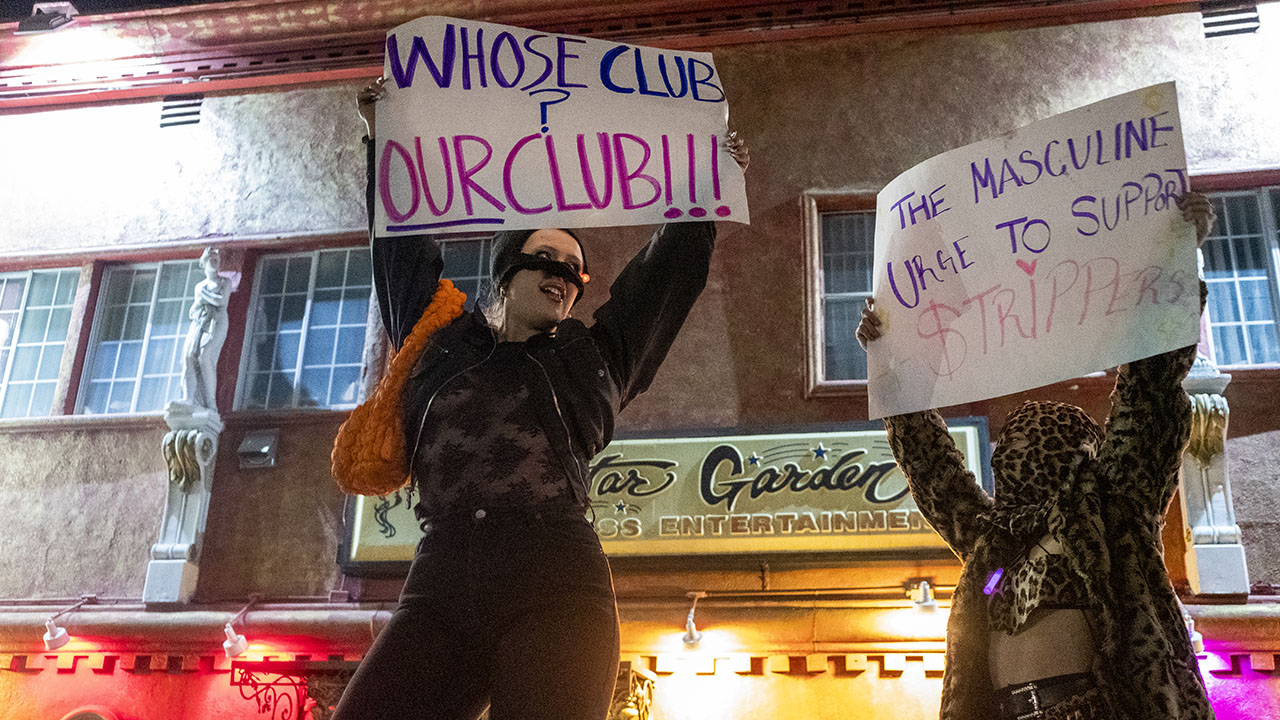 London dancers angry at provincial strip club shutdown