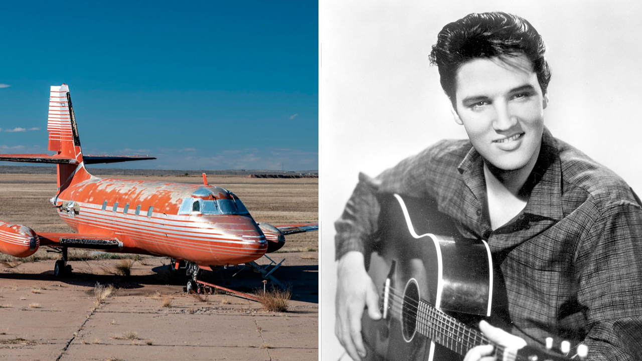 Elvis Presley's private jet sells at Florida auction: See the winning bid |  Fox Business