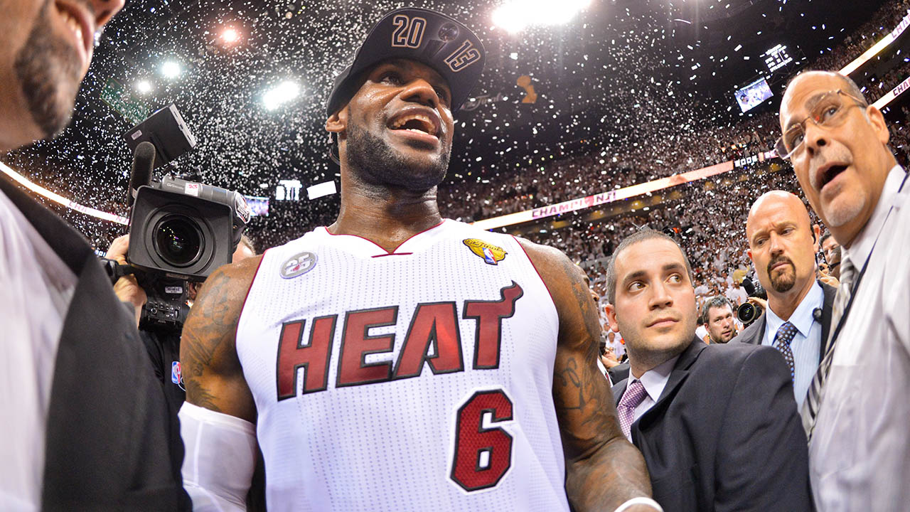 Auction result LeBron James Miami Heat 2013 NBA Championship Jersey Sotheby's