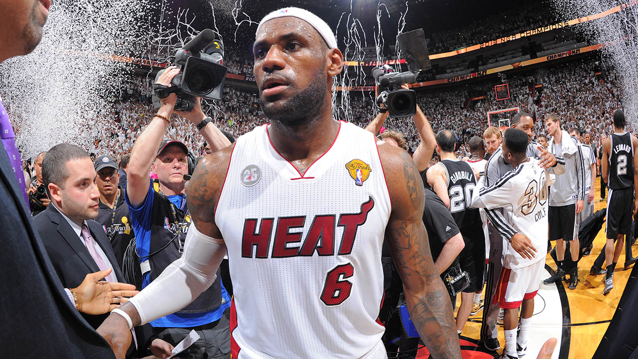 LeBron James' 2013 NBA Finals Game 7 Heat jersey sells for
