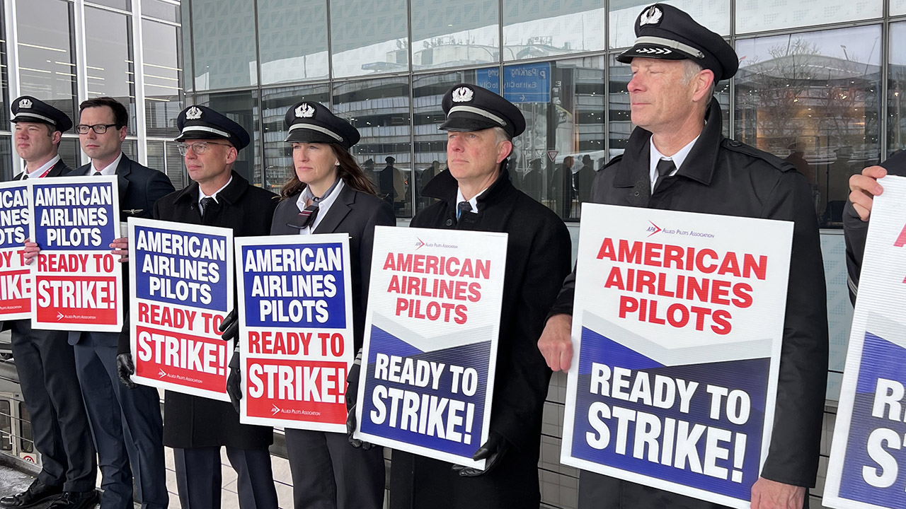 Pilots from Southwest, American and United airlines are unhappy with