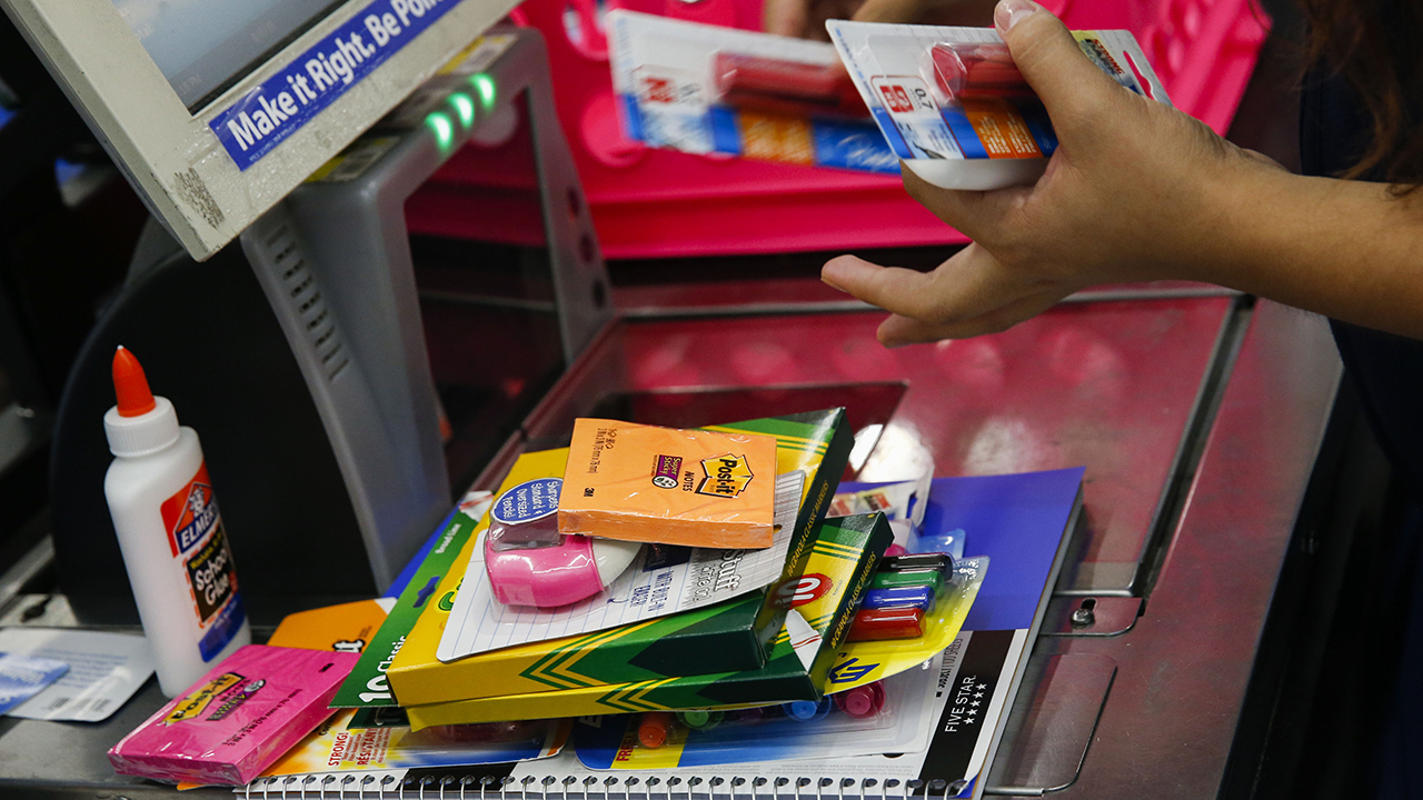 Financial pressures are impacting back to school supplies shopping