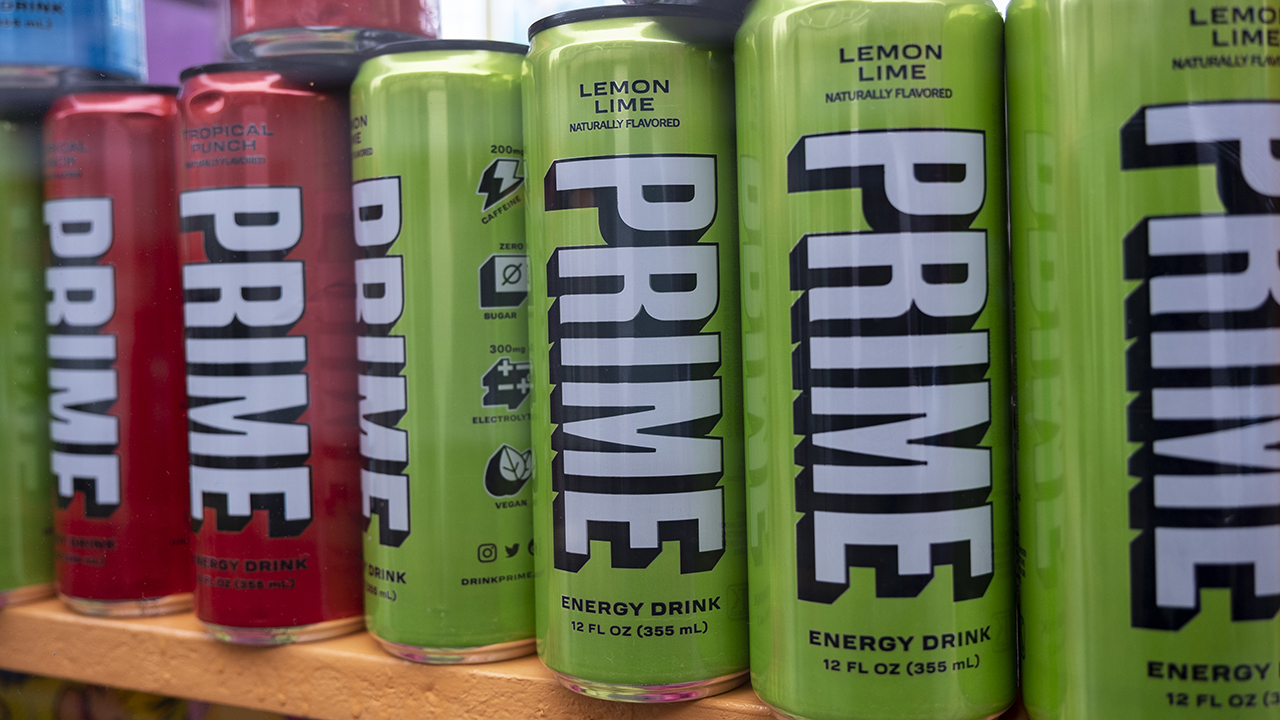 Prime Hydration sued over caffeine content in energy drinks