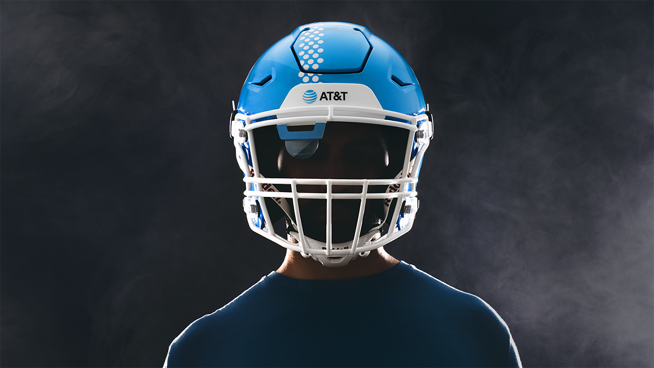 AT&T unveils 5G-connected football helmet to enhance communication between deaf players and coaches