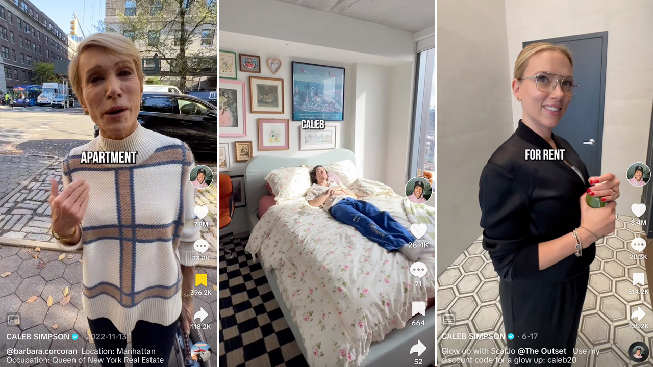 TikTok's Caleb Simpson reveals how much he pays for rent in NYC: Everyone asks, 'why don't you move?'