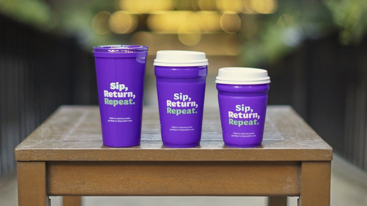 California city experimenting with returnable, reusable cups at Starbucks, Taco Bell and others