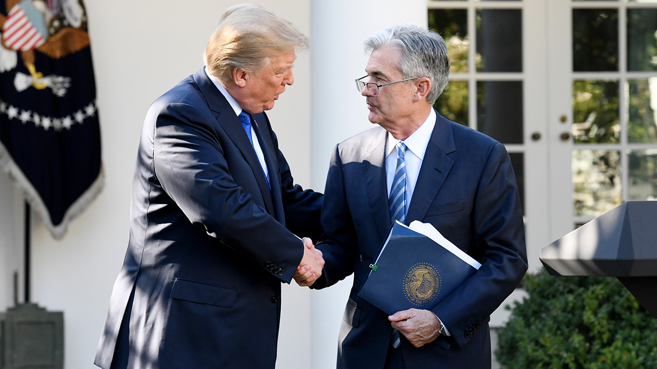Trump says he would allow Fed Chair Powell to finish his term if re-elected