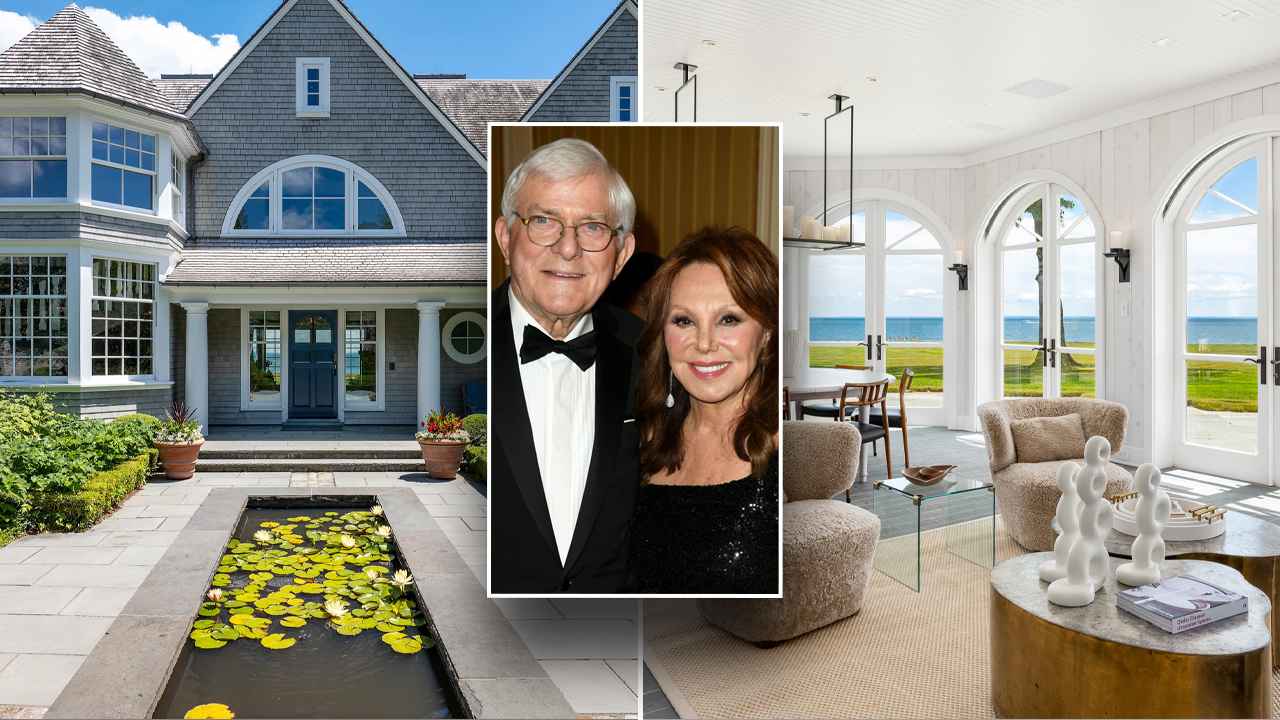 Marlo Thomas, Phil Donahue's former Connecticut estate sets record with $27.5 million listing