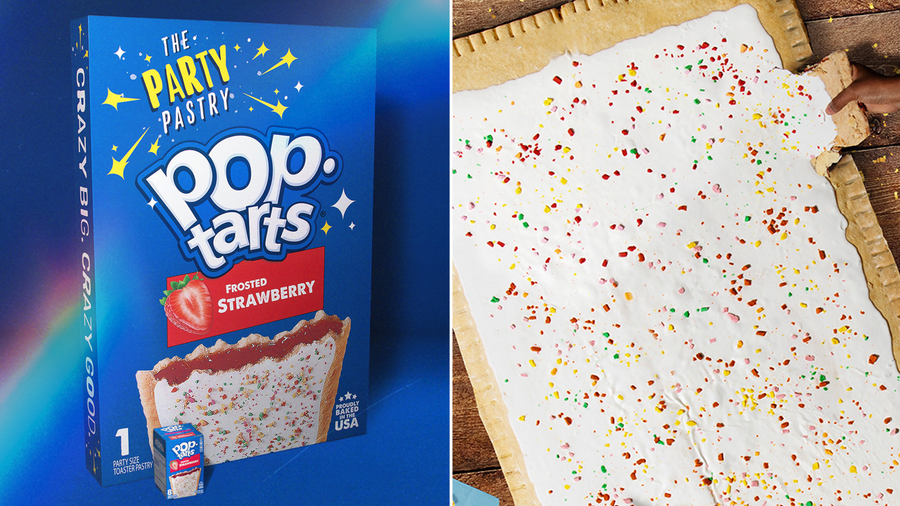 Pop-Tarts unveil giant, limited edition 'Party Pastry' in select cities