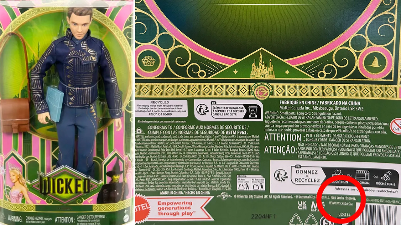 Mattel sued over 'Wicked' dolls packaging that included adult website link  | Fox Business