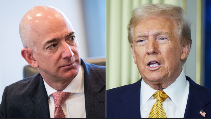 Amazon plans to make $1 million donation to Trump inaugural fund; Bezos to visit Mar-a-Lago