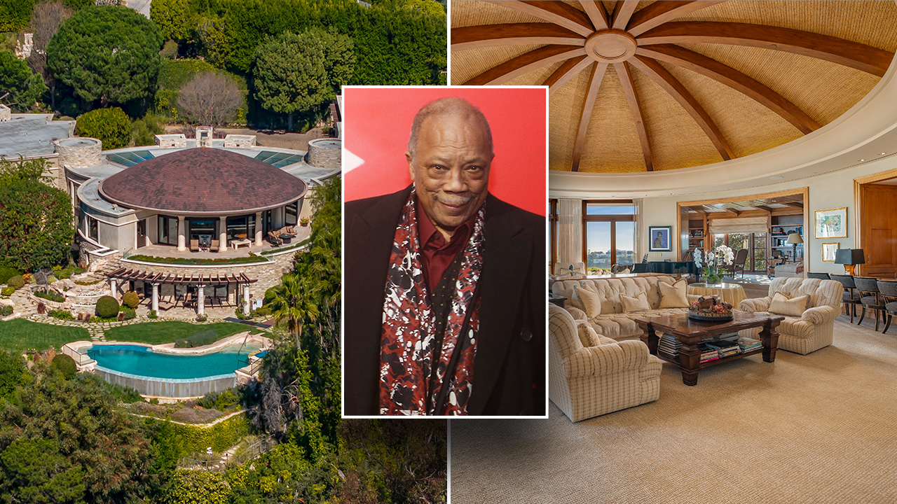 Quincy Jones' sprawling Bel Air estate listed for $59.9M