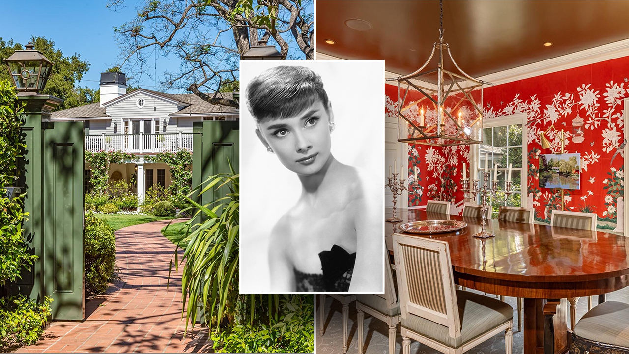 Audrey Hepburn's former LA home hits the market for $10.8M