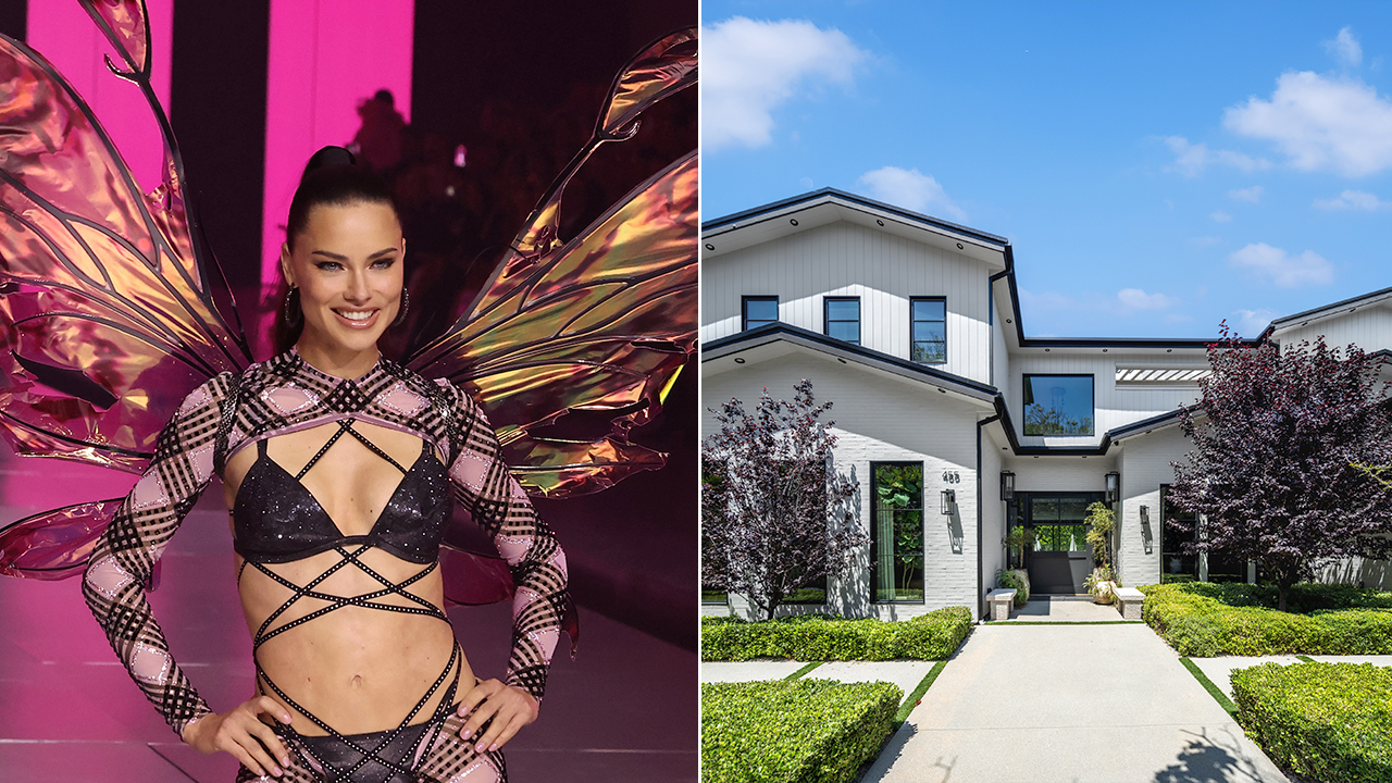 Adriana Lima's LA home featuring AI cameras, laser-beam security system hits market at $15.99M