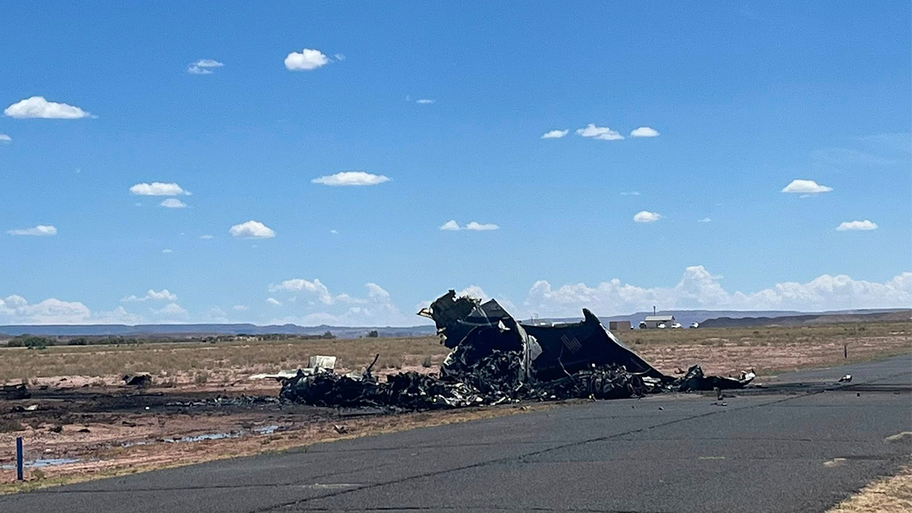 Four killed after medical transport plane crashes in Navajo Nation in Arizona