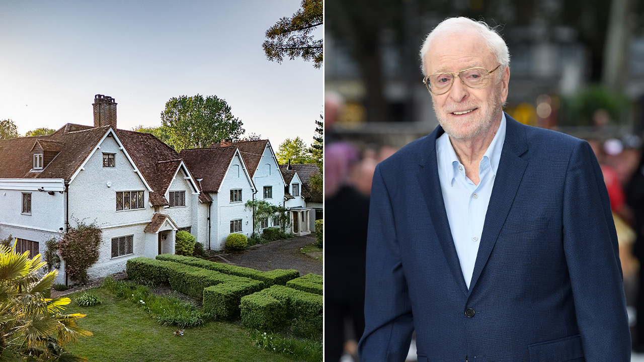 Legendary actor Michael Caine's former English estate hits the market for $13.4M with luxury features