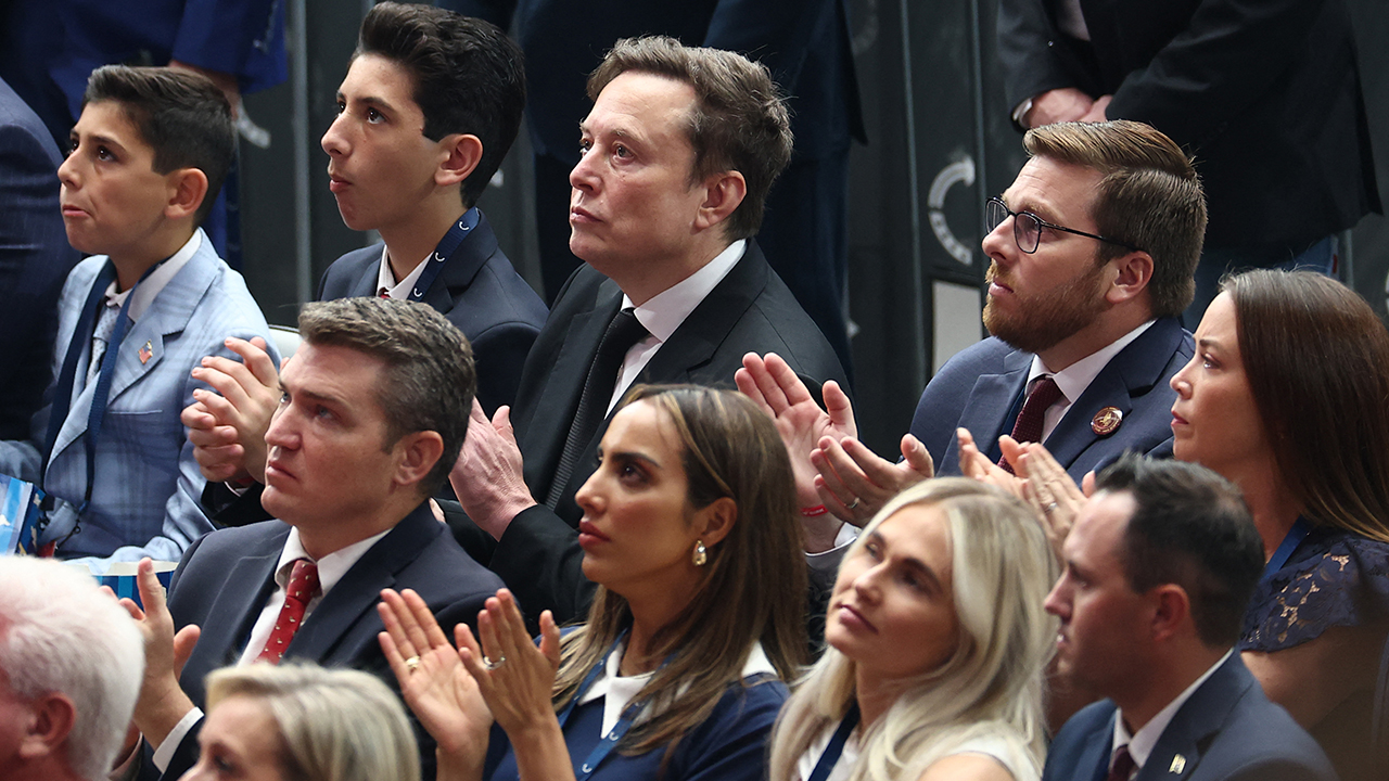 Elon Musk joins Donald Trump as they come together at Charlie Kirk memorial  | Fox Business