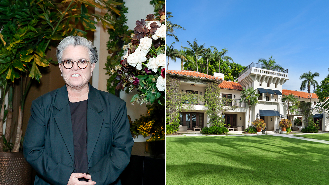 Rosie O'Donnell's feud with Trump heats up as her former Miami mansion fetches $35M