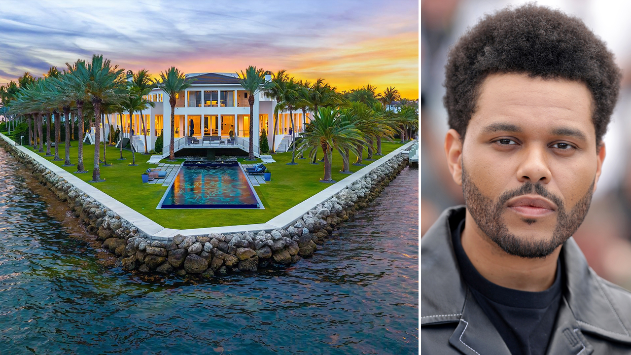 The Weeknd drops $54.9M on waterfront mansion in exclusive Florida enclave, breaking local record