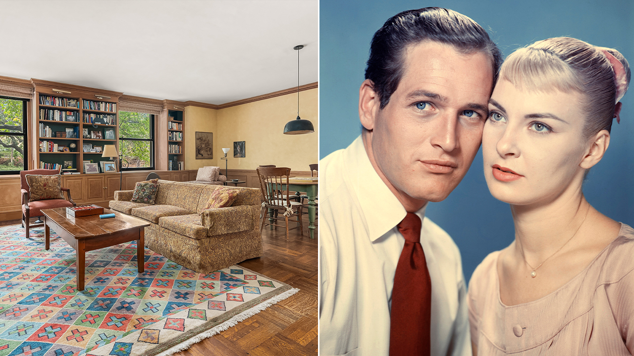 Paul Newman and Joanne Woodward's New York apartment hits market for first time in 40 years for $1.69M