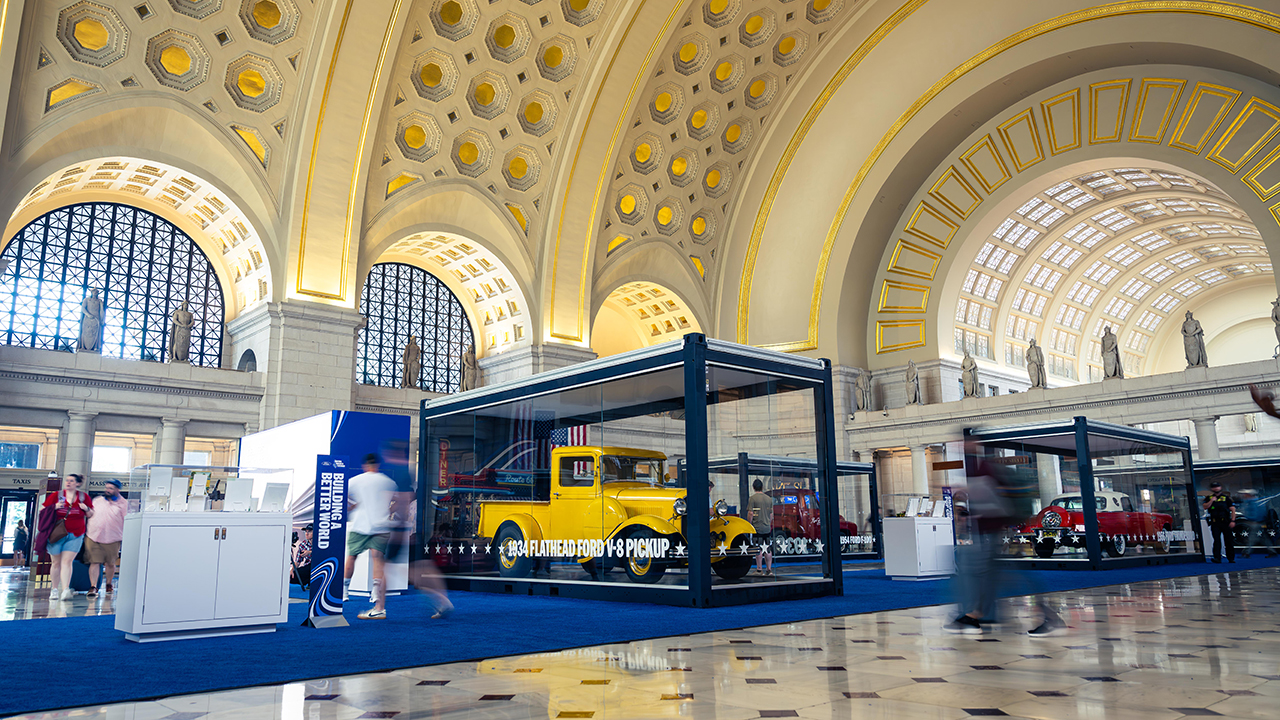 Ford parks a century of horsepower at Union Station—and it’s smarter than it looks