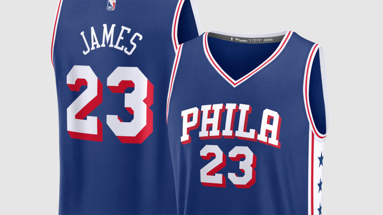 LeBron James' 76ers jersey breaks all-time Fanatics sales record for player joining new team across all sports
