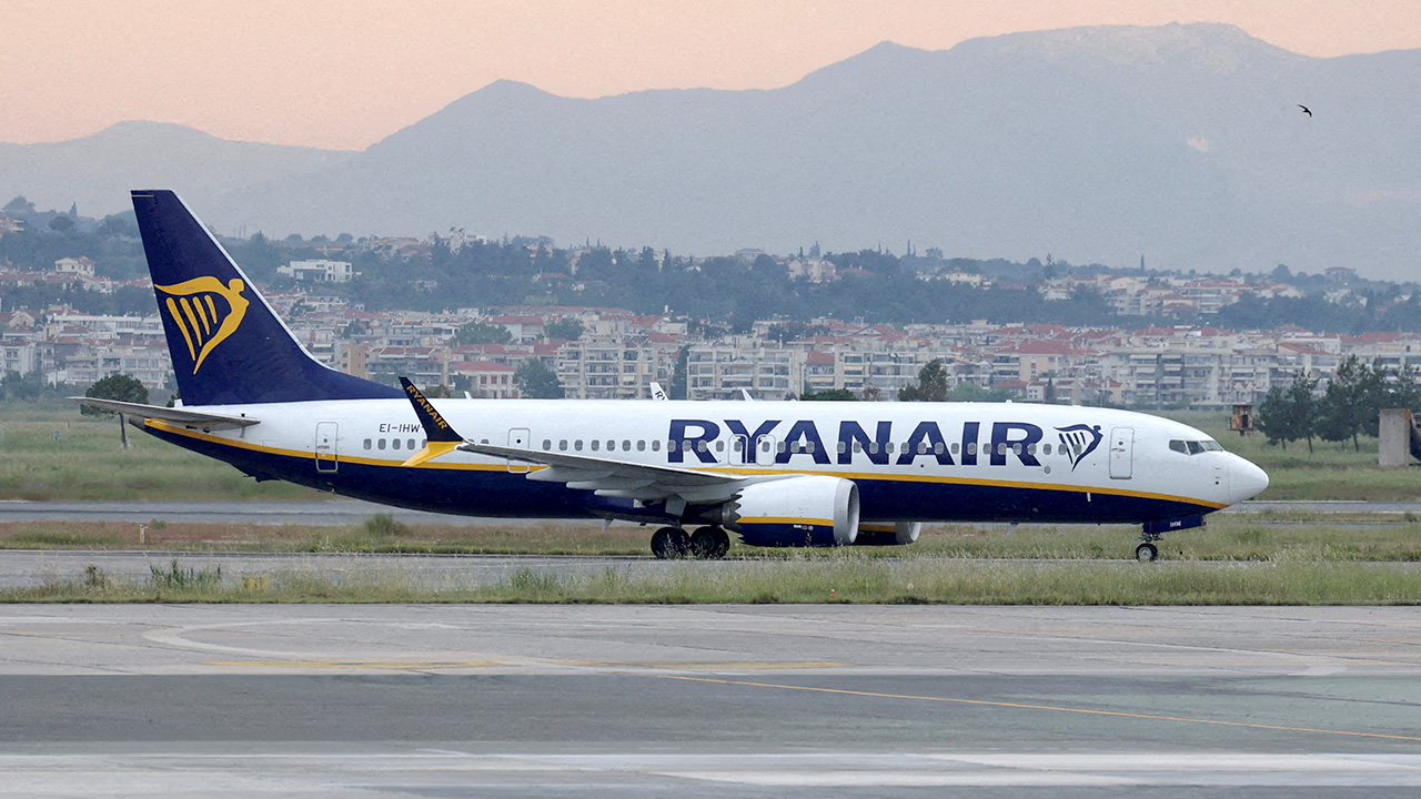 Ryanair passenger partially sucked out of broken window after takeoff from Greece